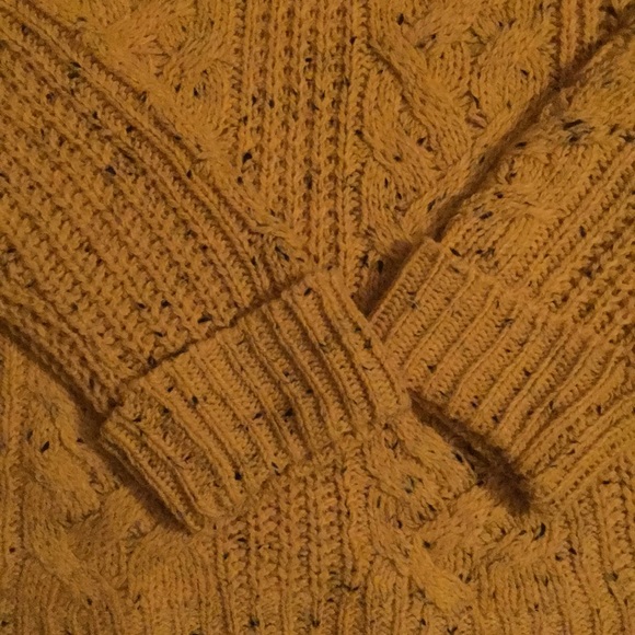 Mock Sweater Vest - Mustard - Picture 3 of 4